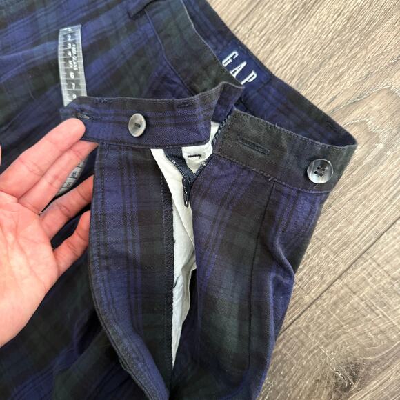 Vintage 90s GAP Womens plaid pleated tapered leg pants size 9/10 purple academia - Picture 6 of 7